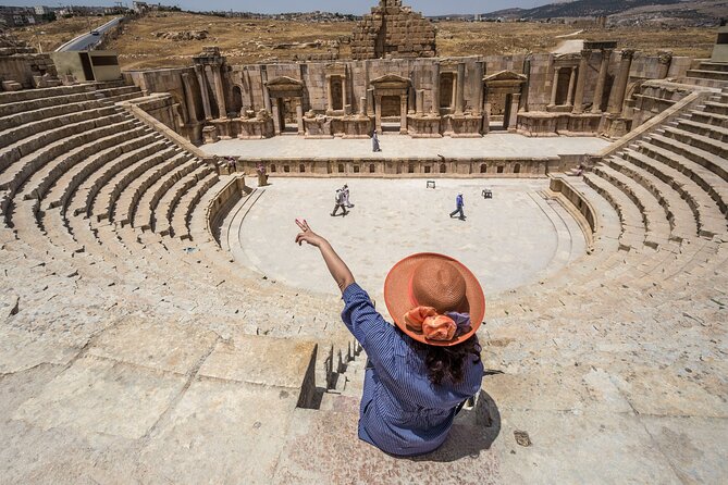 Private Full Day Tour to Jerash, Madaba, and Mount Nebo from Amman - Walking through Roman Jerash
