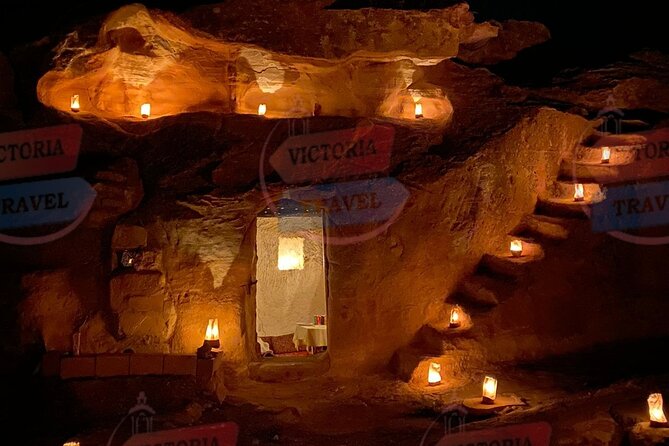 Private Outdoor bedouin Dinner in Petra - Reaching the candlelit dinner site