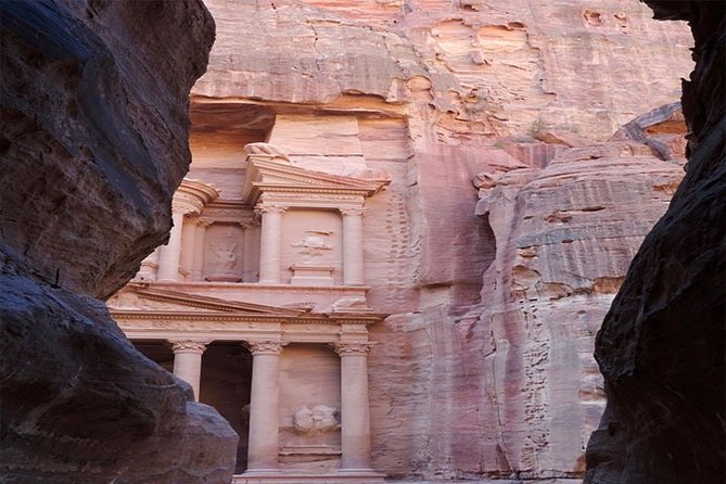 Private Tour: Petra and Little Petra Day Trip from Aqaba - Entering Petra through the 1.2-kilometer Siq