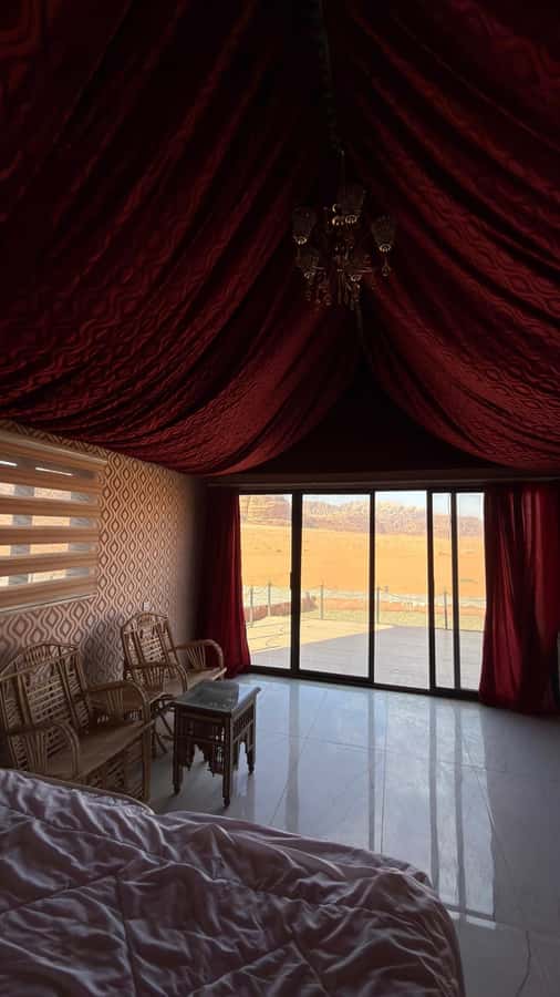 Wadi Rum: Bedouin Camp Stay,Full-Day Desert Tour with 3Meals - Sunset tea in a quieter corner of Wadi Rum