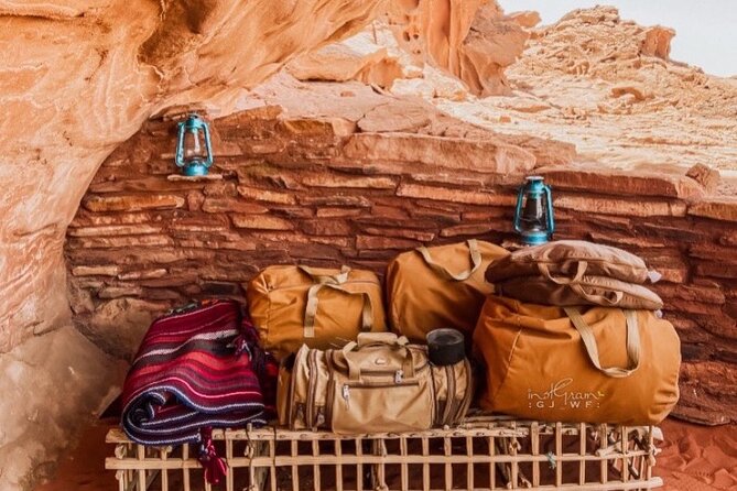 Wadi Rum Cave Camping with Jeep Tour - Um Alsamn Rock Bridge keeps the route varied