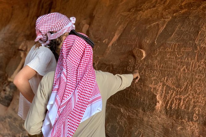 Wadi Rum Desert Tour with Lunch & Sunset - Lawrence Spring and the first desert views