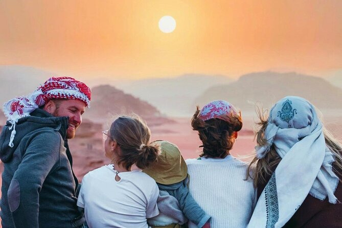 Wadi Rum Full Day Jeep Tour + Overnight & Dinner in Bedouin Camp - The white desert, Mushroom Rock, and Burdah