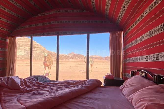 Wadi Rum Full Day Jeep Tour + Overnight & Dinner in Bedouin Camp - Breakfast and the return to the village