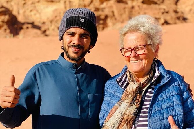 Wadi Rum Full Day Jeep Tour + Overnight & Dinner in Bedouin Camp - Lawrence’s Spring and Khazali Canyon