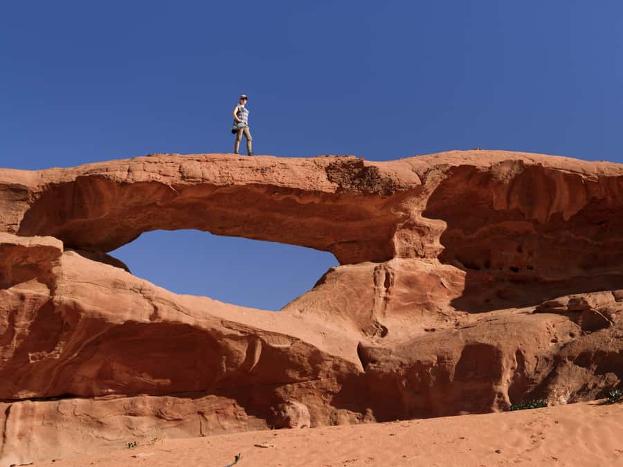 Wadi Rum: Guided Jeep Tour With Overnight Stay and Meals - Little Bridge and Lawrence’s House