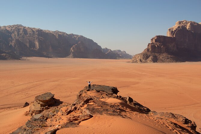 Wadi Rum Half-Day Desert Tour | Wadi Rum Desert - Lawrence Spring and the first red-sand views