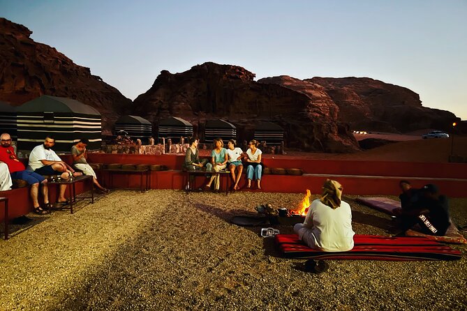 Wadi Rum Jeep Tour & Camp; Overnight - Khazali Canyon and the story in the stone