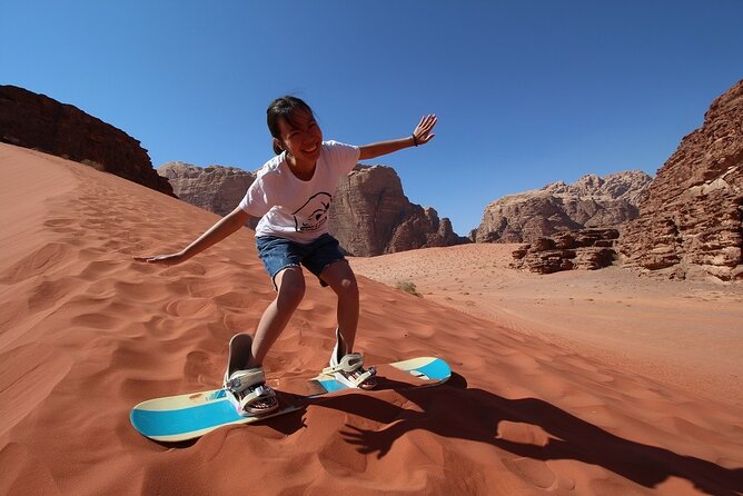 Wadi Rum Jeep Tour & Camp; Overnight - The Bedouin camp after sunset