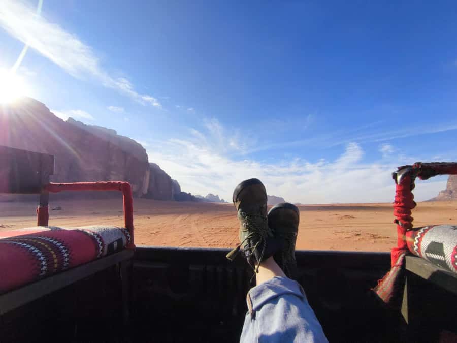Wadi Rum: Morning or Sunset Jeep Tour - From Wadi Rum Village to Lawrence’s Spring