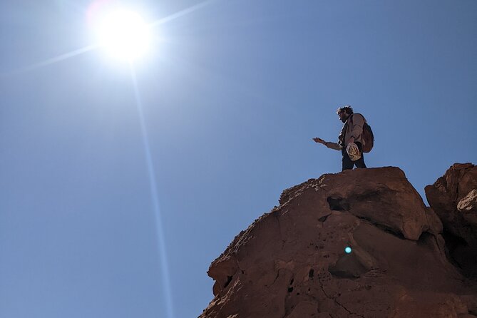 Wadi Rum Mountain Hike: Umm Ad Dami, highest point of Jordan + Jeep tour & Lunch - Leaving the Red Desert for the White Desert