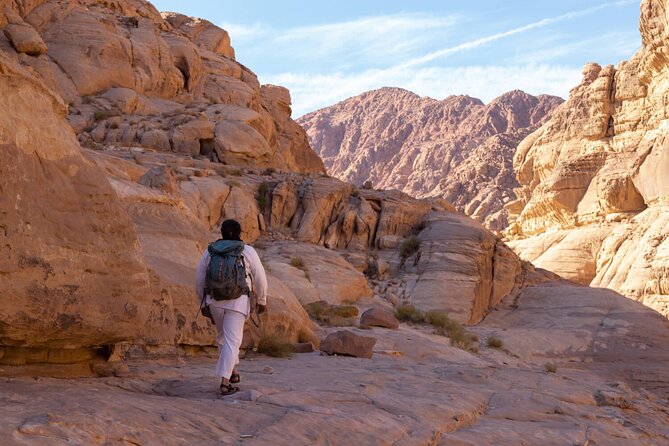Wadi Rum: Mountain Hike with Lunch & Scenic Valley Tour - Picnic lunch, shade, and Bedouin tea